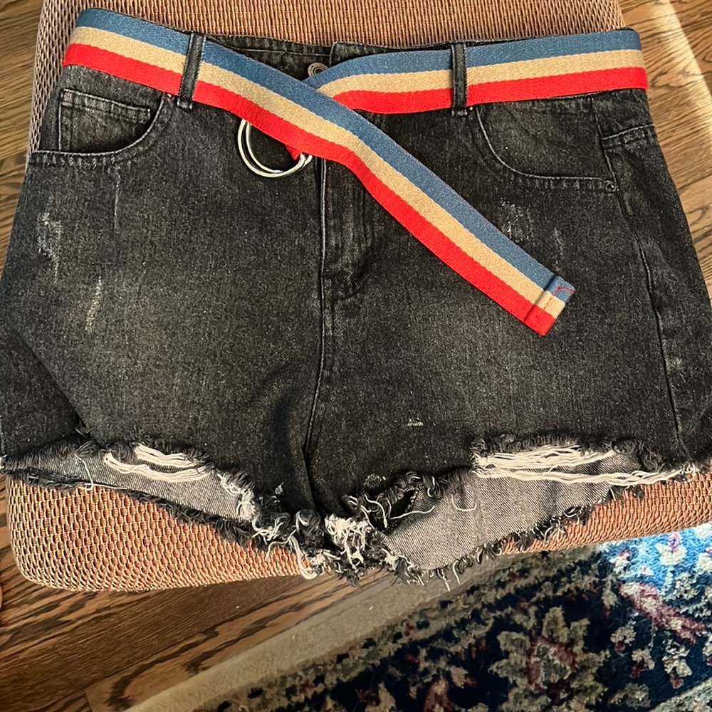 One of a kind black shorts